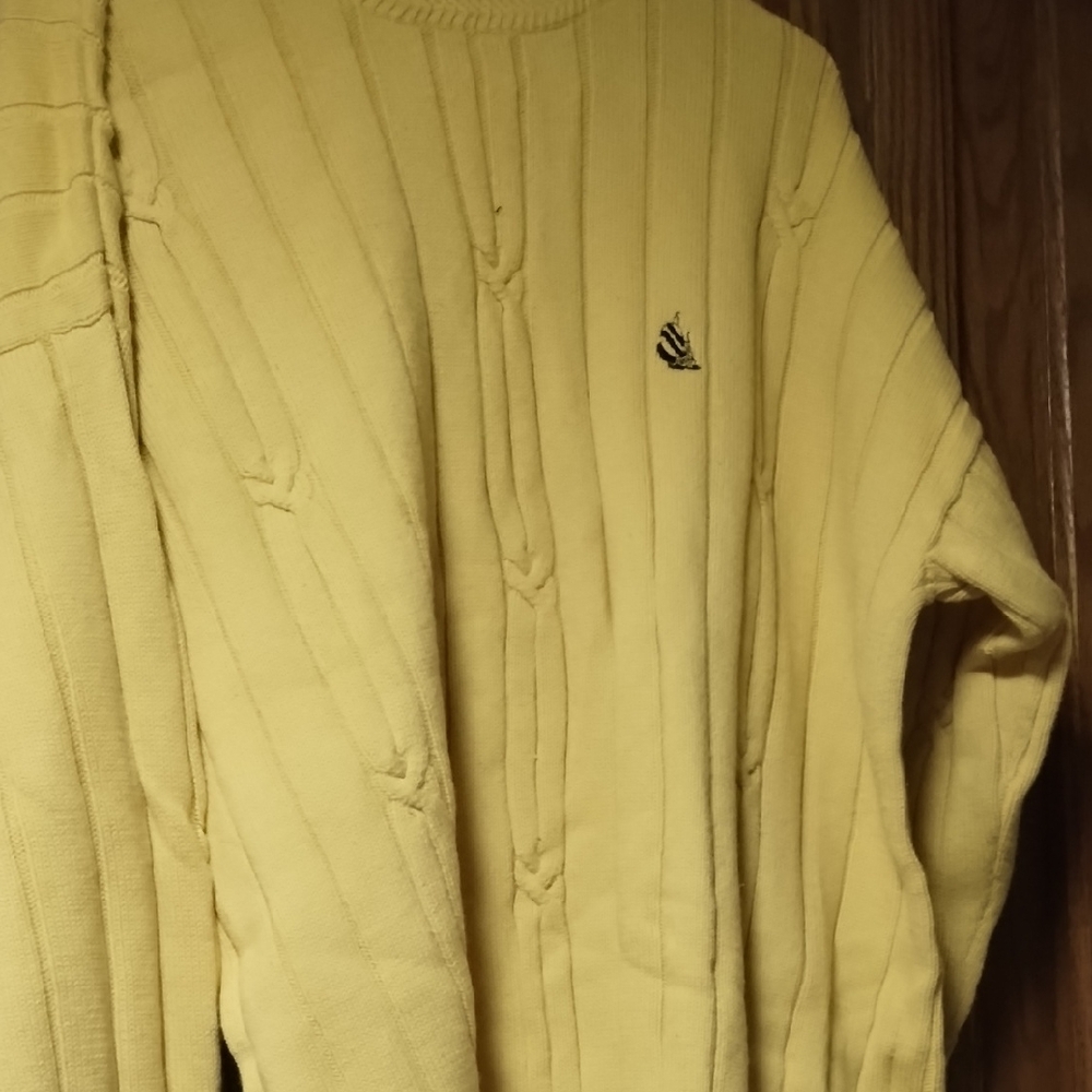 Nautica Men's Crewneck Sweater in Yellow